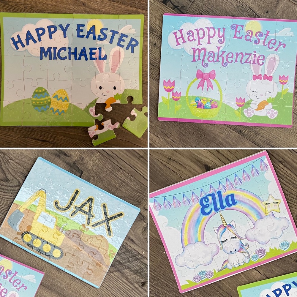 Personalized Puzzles!  unicorn truck boy girl